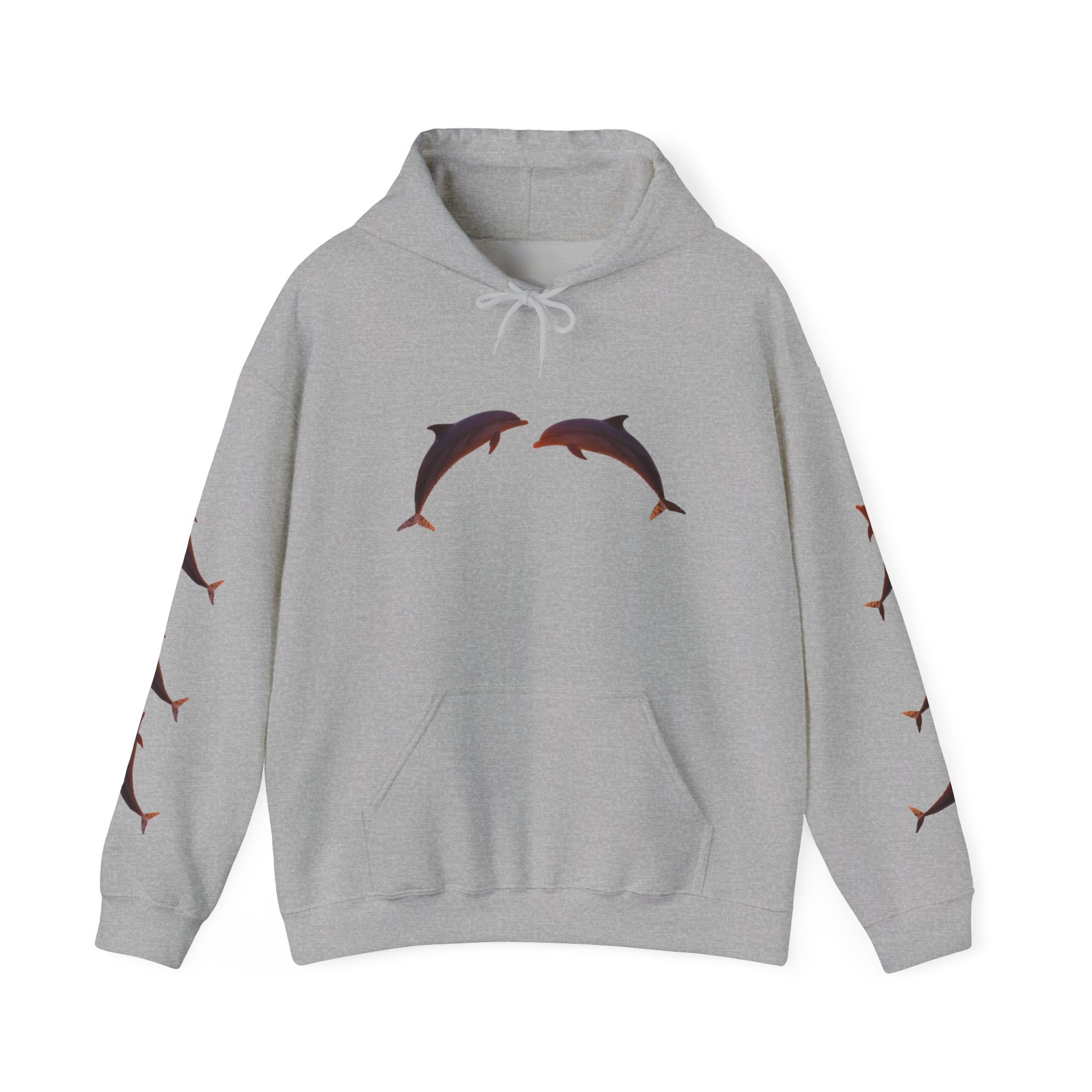 Dolphin Sunset Hoodie Unisex
