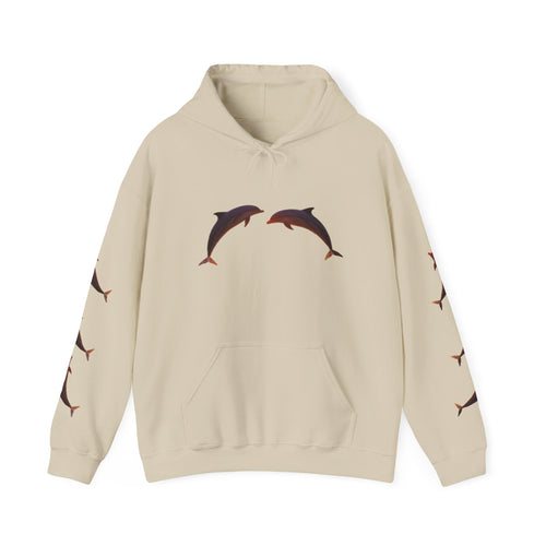 Dolphin Sunset Hoodie Unisex
