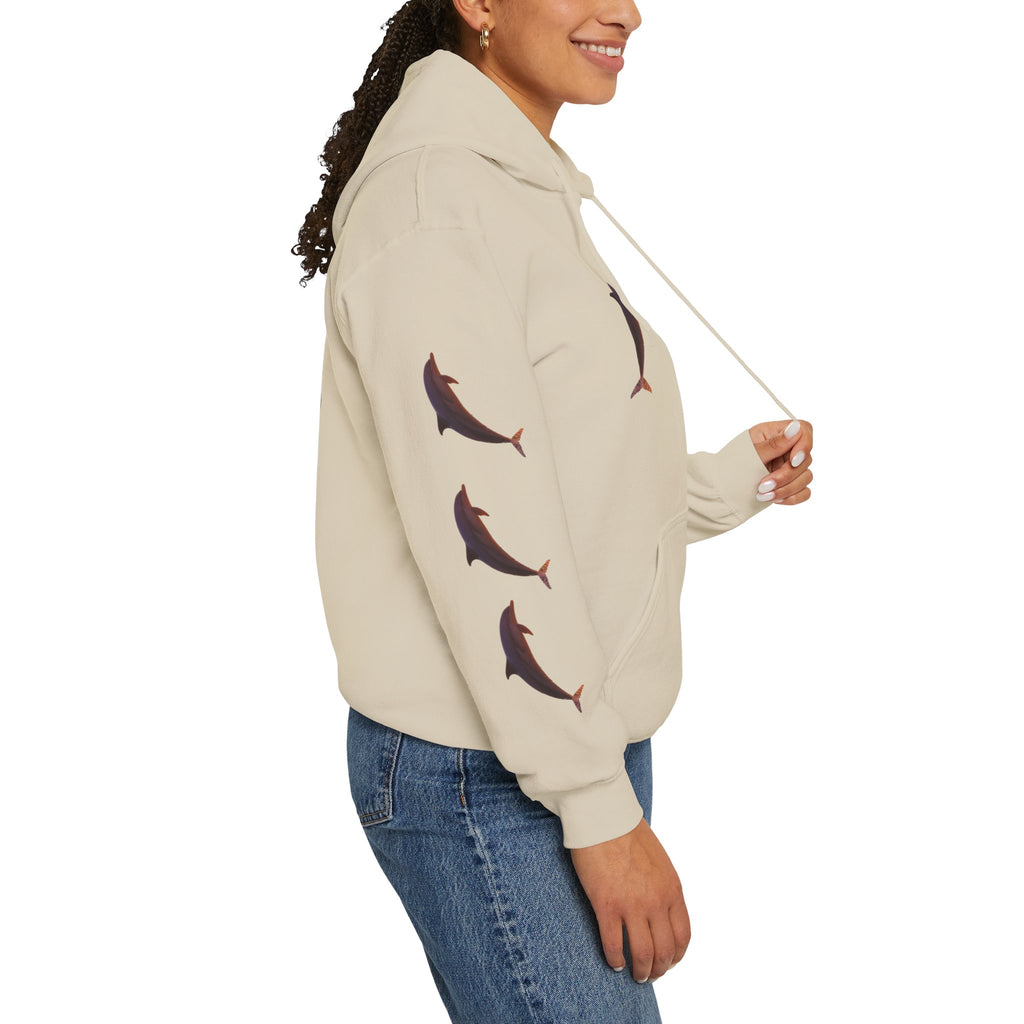 Dolphin Sunset Hoodie Unisex